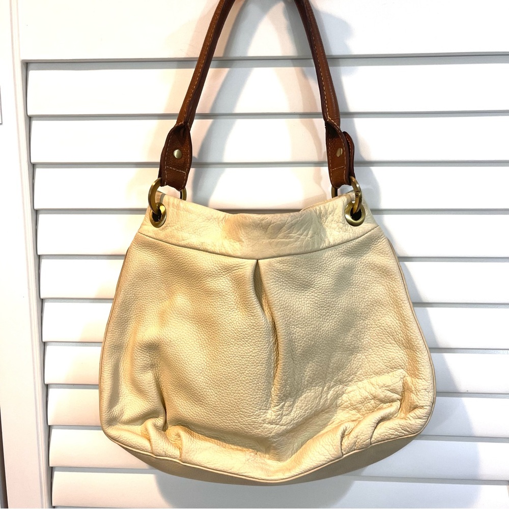 Coldwater Creek Cream Leather Purse - Picture 2 of 7